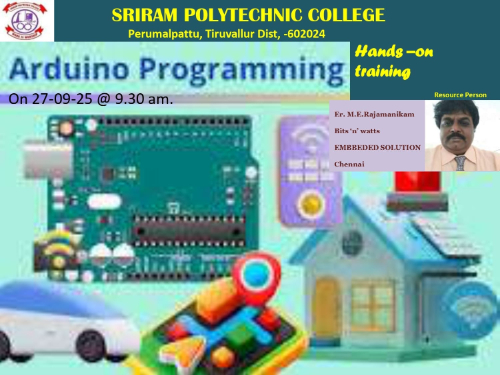  AURDINO PROGRAMMING – Hands On Training Program